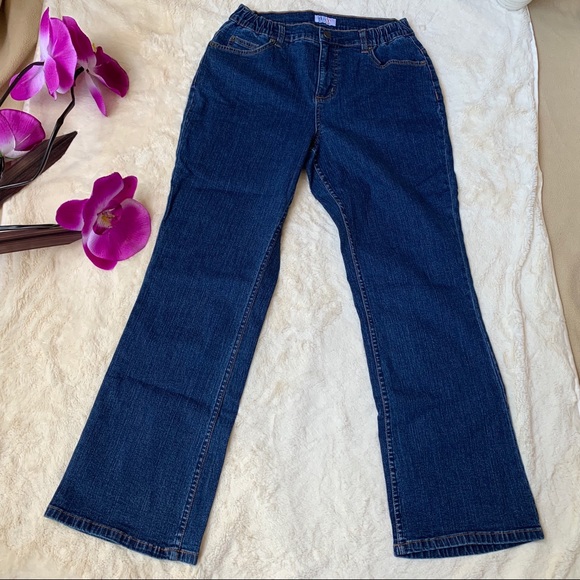 denim co jeans elastic waist
